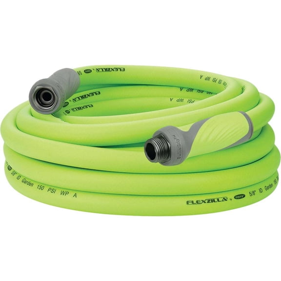 Flexzilla® SwivelGrip® Garden Hose, 5/8" x 25', Hybrid Polymer, ZillaGreen™