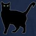 thumbnail image 3 of CafePress - Black Cat Silhouette Dark T Shirt - Men's Classic Graphic Cotton T-Shirt, 3 of 4