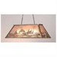 thumbnail image 2 of Meyda Tiffany 98682 Leaping Trout 6 Light 33" Wide Billiard Chandelier - Copper, 2 of 2