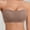 c01Brown, variant on Hduncf Push Up Strapless Bras for Women Supportive Bandeau Bra Fashion Solid Color Wireless No Underwire Padded Tube Bra Black XS