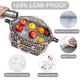 thumbnail image 3 of Aesthetic Leopard Insulated Food Storage Bag - Fashionable & Durable Lunch Tote for Men & Women, 3 of 6