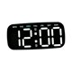 thumbnail image 3 of Reloj despertador digital de sobremesa con dos configuraciones de alarma, visualización de fecha y día de la semana, reloj de mesa LED. Negro, 3 of 9