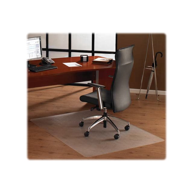 Floortex Cleartex 1220019ER Ultimat Polycarbonate Rectangular Chair Mat For Hard Floors And Carpet Tiles 48 X 79 In.