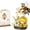 Honeybee, variant on SKQIT Insect Flower Series Block Art Desktop Decorations: Tiger Butterfly, Orchid Mantis, Honeybee & Cicada Shell - Nature-Inspired Collectibles