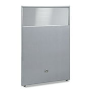 OFM RiZe Series Model PG6337 63" x 37" Vinyl Panel with Polycarbonate, Gray with Gray Frame