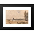 thumbnail image 2 of Thomas Shotter Boys 24x16 Black Modern Framed Museum Art Print Titled - On the Seine (1831), 2 of 5