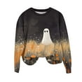 thumbnail image 2 of Neewe Halloween Sweatshirts for Women Hoodies Oversized Crewneck Tops Sweaters Comfy Fall Winter Outfits Clothes 2025 Fashion, 2 of 4