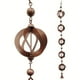 thumbnail image 5 of Cadena giratoria para atrapar la lluvia con campanas de viento Retro, cadenas de lluvia decorativas para canalones, adorno colgante para jardín, 5 of 5