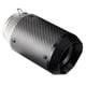 thumbnail image 1 of Punta de escape para Yamaha, 51 mm/2,01 pulgadas, tubo de escape de fibra de carbono universal para motocicleta, construcción robusta, 1 of 9