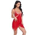 thumbnail image 4 of Europa y Estados Unidos lencería sexy de mujer sexy encaje de malla de encaje falda de tirantes sexy ropa de casa, 4 of 5