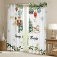 thumbnail image 2 of Feelyou Cartoon Christmas Nutcracker Blackout Curtains Set of 2 (52x84 Each) for Kid, Ballet Princess Elf Window Curtains, Happy New Year Curtains and Drapes, Curtains and Drapes Room Decor, 2 of 6