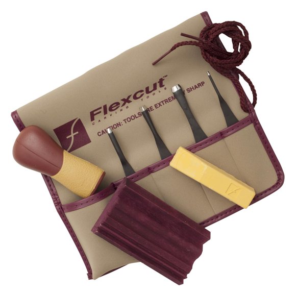 Kit de cuchillas de acero al carbono FLEXCUT SK130 para grabado