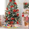 thumbnail image 4 of Coolnut Easter Eggs Christmas Tree Skirt 36", Easter Tree Skirt Double Layers Polyester Easter Tree Skirt for Easter Holiday Party Decoration, 4 of 6