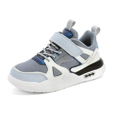 

Boys Running Shoes Breathable Comfy Shoes Outdoor Hook And Loop Fastener Non Slip Walking Shoes For Children Girls Kids Sneakers Spring And Summer
