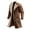 Bronze, variant on Sherpa Lined Leather Trench Coat Men Vintage Suede Long Jacket Trendy Western Cowboy Winter Coats