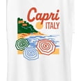 thumbnail image 3 of Instant Message - Capri Italy - Women's Short Sleeve Graphic T-Shirt, 3 of 6