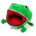 thumbnail image 2 of Cute Green Plush Frog Coin Purse, Frog Coin Key Mini Wallets For Kids Adult, 2 of 4