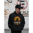thumbnail image 2 of Halloween Town Hoodie Men -Image by Shutterstock, Male XX-Large, 2 of 4