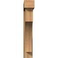 thumbnail image 2 of Ekena Millwork 8"W x 48"D x 48"H Westlake Block Rough Sawn Bracket w/ Offset Brace, Western Red Cedar, 2 of 25