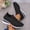 Black, variant on Women Shoes Slip On Sneakers for Women Wide Width Breathable Fly Knit Rhinestone Wedge Walking Shoes Comfort Memory Foam Lightweight Platform Tennis Shoes Women Shoes Casual Low Heel Non Slip Daily