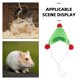 thumbnail image 2 of Mini sombreros para hámster, lindos y diminutos, para mascotas, ropa para animales pequeños, gorros tejidos para conejillos de indias, conejos, hámsters, accesorios para disfraces de Navidad, 2 of 8
