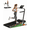 black, variant on 16% Incline Walking Pad Treadmill, 4-in-1 Foldable Under Desk Treadmill with Handles, 2.5 HP Quiet Motor, 330 lb Capacity