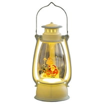 BinKFF Christmas Lantern, Fall Snow Globe Lantern - Thanksgiving Glittering Lighted Water Lantern, Fall Decorations Autumn Harvest Day Gifts, Home Halloween Christmas Decor
