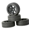 thumbnail image 1 of Neumáticos de Coche RC 4 Piezas 1/16 Yotijar Modificación Montaje Negro, 1 of 4
