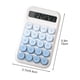 thumbnail image 3 of Mini Calculadora Digital Gmm250510001 | Pantalla Lcd de 10 Dígitos | Calculadora de Escritorio Básica de Bolsillo con Teclas Redondas | Funciona con Pilas | Ideal para Uso En Casa, Escuela, Niños, Es, 3 of 6
