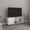 White#1, variant on Entertainment Centers, Adel 51" Wide Tv Stand with One Door Cabinet , Four Open Shelves, Cable Management, Living Room, Tv Room White, White TV Stands With Storage,Mdf Small TV Stands