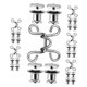 thumbnail image 4 of unbranded 6Jgo Ajustadores De Cintura Para Jeans Botones Sin Clavos Reutilizables Y Decorativos, 4 of 7