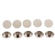 thumbnail image 2 of 10 Uds botón de Metal de caña redonda adorno de para manualidades de costura para decoración de ropa 25mm Hugo Botones metálicos de caña, 2 of 7