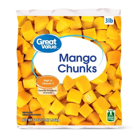 Great Value Mango Chunks, 48 oz