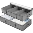 thumbnail image 1 of Caja de almacenamiento ropa tela con cubierta transparente, 1 of 7