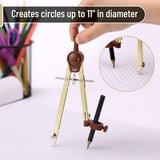 Mr. Pen- Compass for Geometry, Gold, Compass with Pencil, Drawing ...