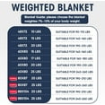 thumbnail image 2 of Weighted Blanket for Adults (20 lbs, 60” x 80”, Purple) Cooling Heavy Blanket for Sleeping Perfect for 190-210 lbs, Queen Size Breathable Blanket with Premium Glass Bead, Machine Washable, 2 of 5