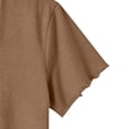 thumbnail image 5 of BSDJILFG Big and Tall Shirts ,Mens Casual Basic Tees Solid Color Loose Short Sleeve V-Neck T-shirt Cotton Tops,Sizes L-6XL, 5 of 5
