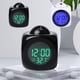 thumbnail image 3 of Reloj Electrónico de Proyección Reloj Inglés, Reloj de Proyección Reloj Despertador Multifunción, Reloj Despertador de Proyección LCD Negro, 3 of 5