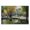 Autumn Park Fountain Reflection, variant on Stupell Industries Boat in Canal Summer Reflection Canvas Wall Art, design by Creative Studio