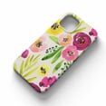 thumbnail image 2 of Tobelint Summer Flower Case for iPhone 12 Pro,Aesthetic Colourful Floral Pattern Bumper Case Cover, 2 of 5