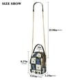 thumbnail image 2 of FORMRS Crossbody Bag for Women Quilted Travel Shoulder Cell Phone Purse with Chain Strap Handbag, Black and Blue Cat, 2 of 7