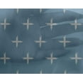 thumbnail image 4 of oneOone Georgette Viscose Fabric Plus Sign Kasuri Decor Fabric Printed BTY 42 Inch Wide, 4 of 4