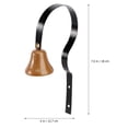 thumbnail image 2 of CHICHUMID Potty Training Bell Metal Dog Bell for Housebreaking 1Set 5x1x1 Inch, 2 of 8