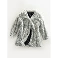 thumbnail image 6 of Turtle Bay New York   Women's One Button Faux Fur Lined Swing Jacket, 6 of 6