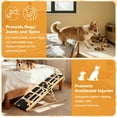 thumbnail image 3 of VENTOPYR Wooden Pet Ramp,Adjustable Height 37.2''Dog Ramp Supports up to 200LBS, 3 of 7