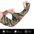 thumbnail image 3 of Goofa Camouflage Rabbit Pattern UV Sun Protection Arm Sleeves, UPF 50 Sports Cooling Arm Compression Sleeves for Men Women Teenager, 3 of 8