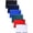 Plain-Black/Navy/Blue/Teal/Red/White, variant on Junior Boy Seamless Boxer Briefs, Boyshorts Panty, Two-Tone Awning Stripes Multi Colors, One Size, 6-Pack