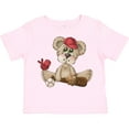thumbnail image 3 of Inktastic Baseball Teddy Bear Boys Toddler T-Shirt, 3 of 5