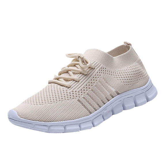 Zapatillas ligeras para mujer para verano y otoño, diseño de malla transpirable, zapatos planos casuales para uso diario y comodidad.