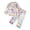 White, variant on Wonitaaizi Halloween Pajamas Boy Girl Silk Pajamas Floral Pumpkin Ghost Long Sleeve Button Up Top Pants Pjs Sleepwear(3-4 Years,Orange)